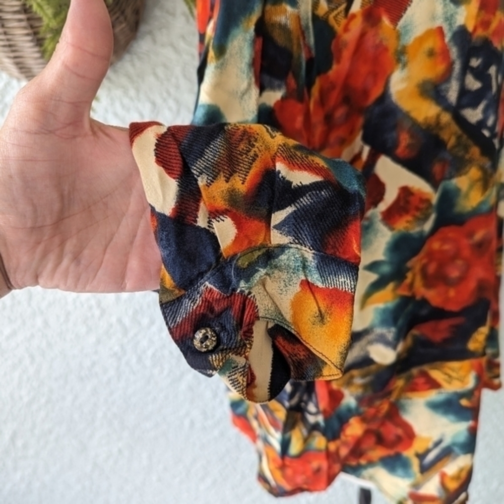 Styled in Italy cafe button down shirt size 1‎ - Picture 5 of 6